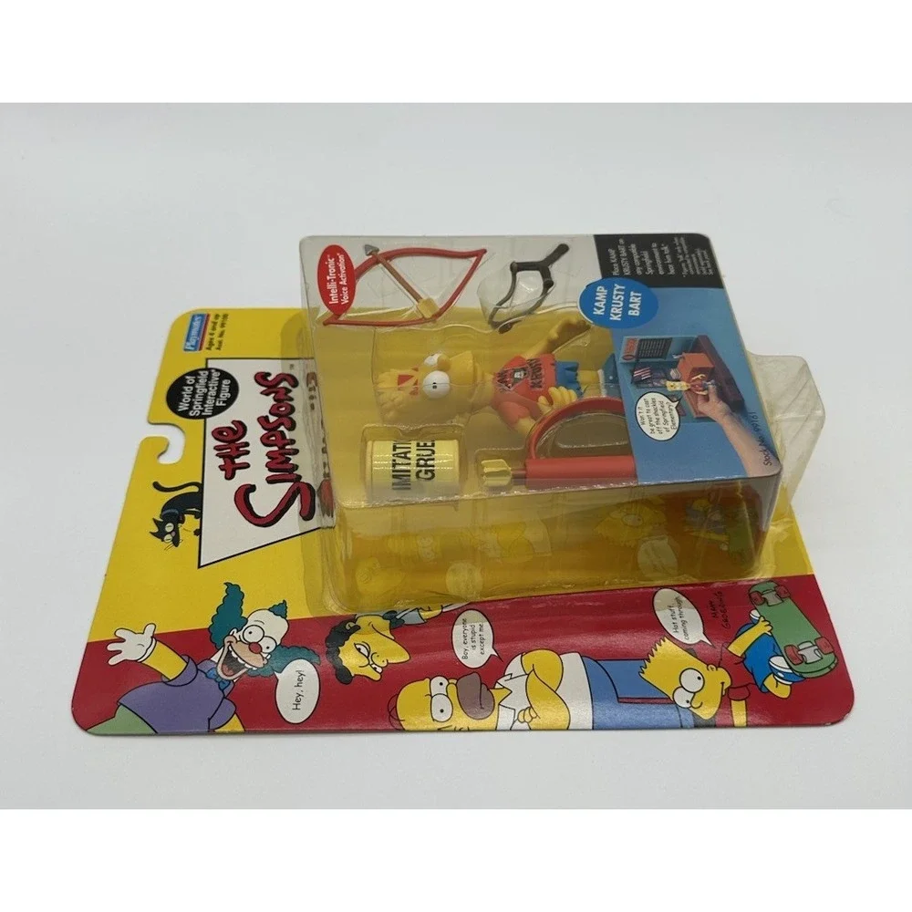 THE SIMPSONS WORLD OF SPRINGFIELD KAMP KRUSTY BART FIGURE 2000 NIP